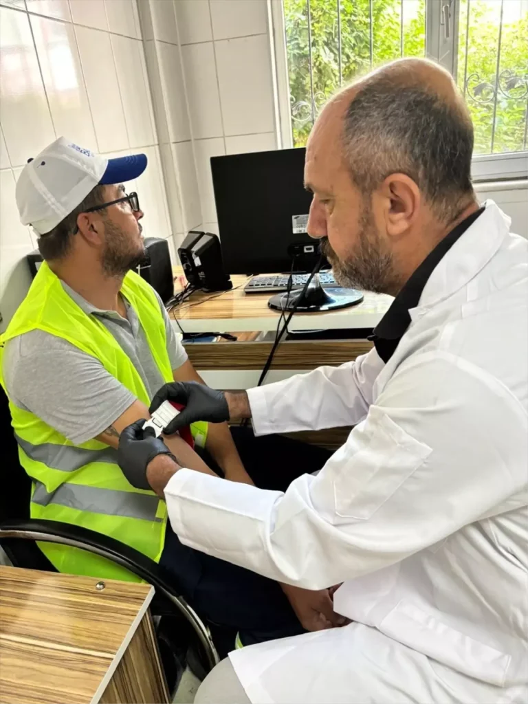 Batman Belediyesi’nden Tehlikeli İş Gruplarına Sağlık Taraması