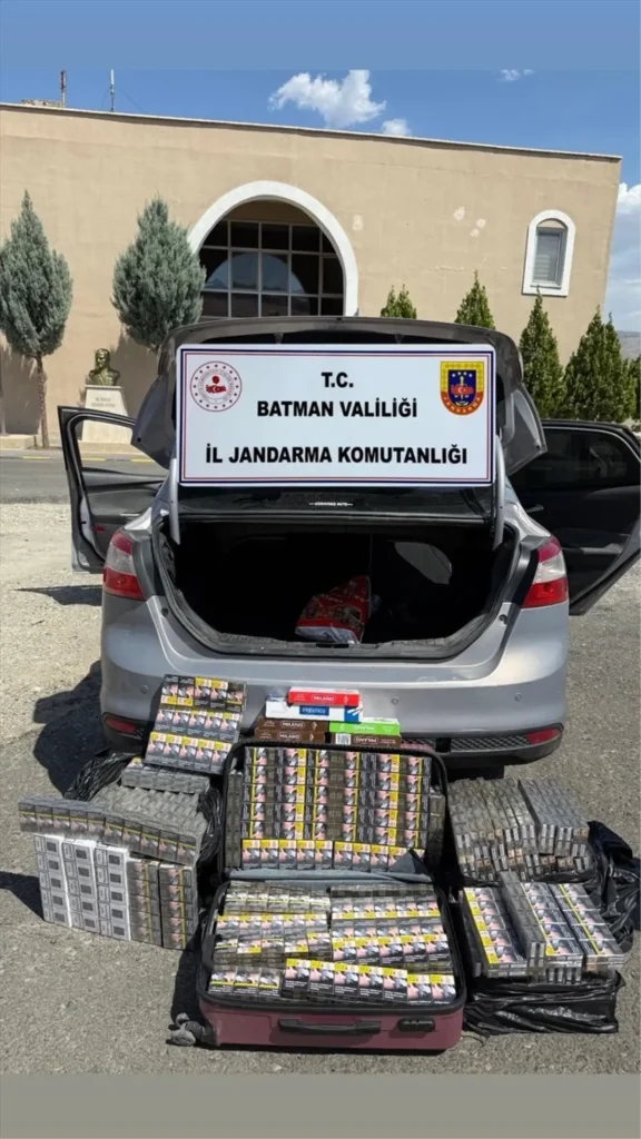 Batman’da Bandrolsüz 1700 Paket Kaçak Sigara Ele Geçirildi