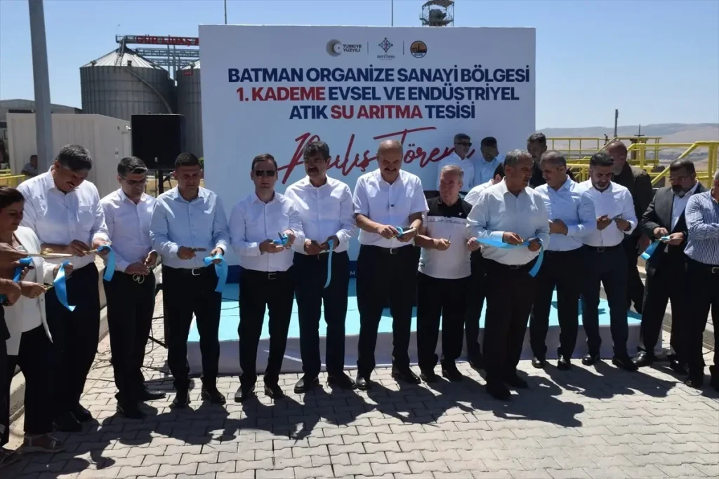 Batman’da Çevre Dostu Atık Su Arıtma Tesisi Açıldı
