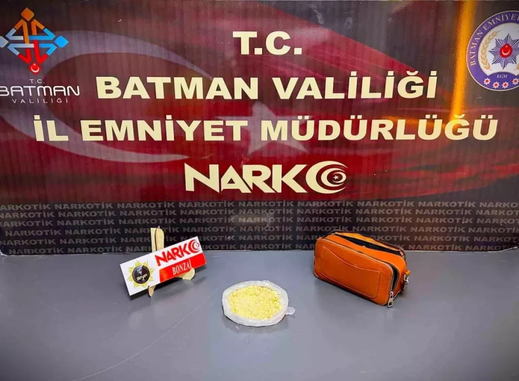 Batman’da Uyuşturucu Operasyonu: Yolcu Tutuklandı