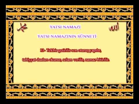 Görsel Şafiî Namaz Hocası – 08 – Yatsı Namazı