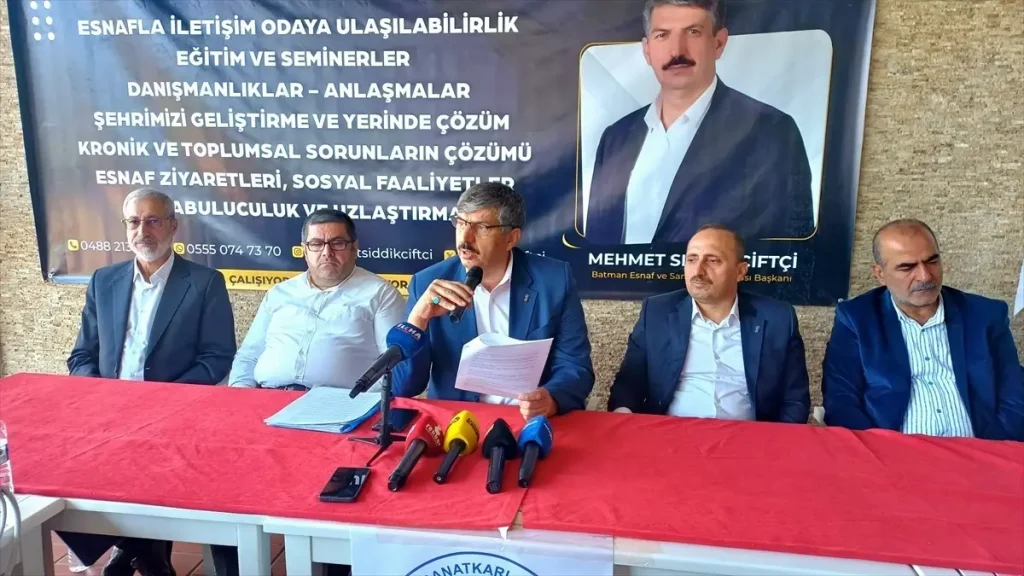 Esnaf ve Sanatkarlar Odası Başkanı Çiftçi’den Batman’daki Esnafa Destek Projeleri