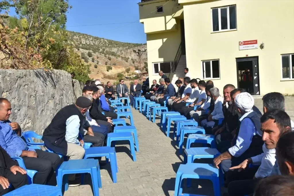 Kaymakam Furkan Başar, Sason’daki 8 köyde vatandaşlarla buluştu
