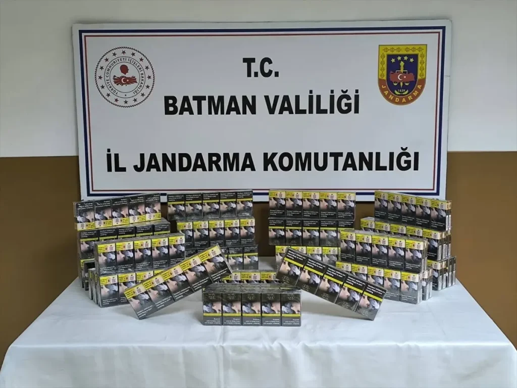 Batman’da kaçakçılık operasyonlarında 30 kişi hakkında adli işlem yapıldı