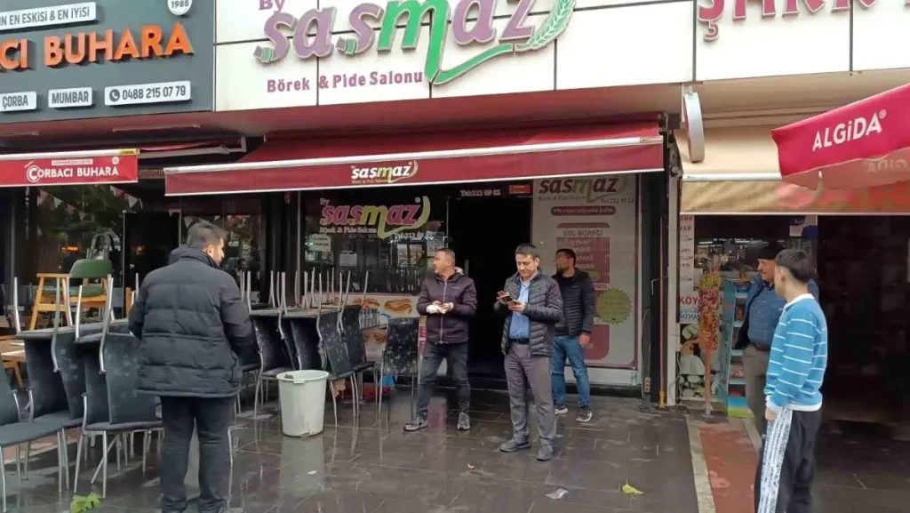 Batman’da börekçide çıkan yangında faciadan dönüldü