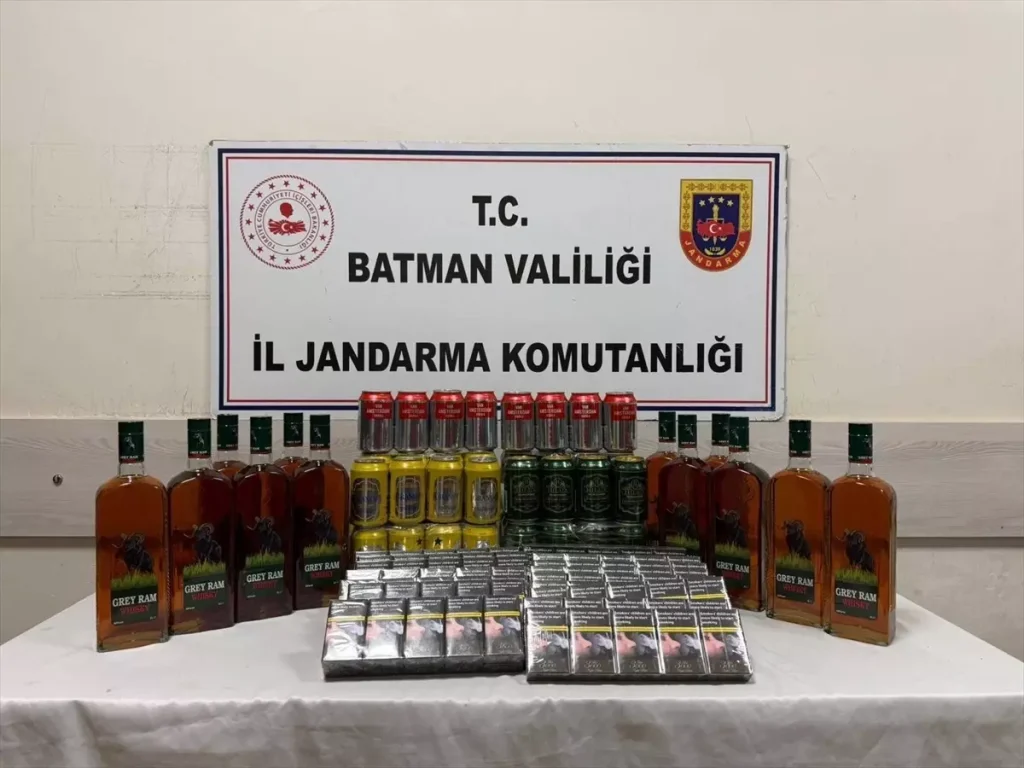 Batman’da kaçakçılık operasyonunda 32 kişi hakkında adli işlem yapıldı