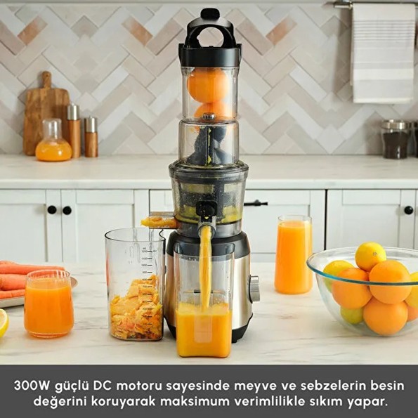 Karaca KE-SJ300 Inox Slow Juicer Katı Meyve Sıkacağı İncelemesi