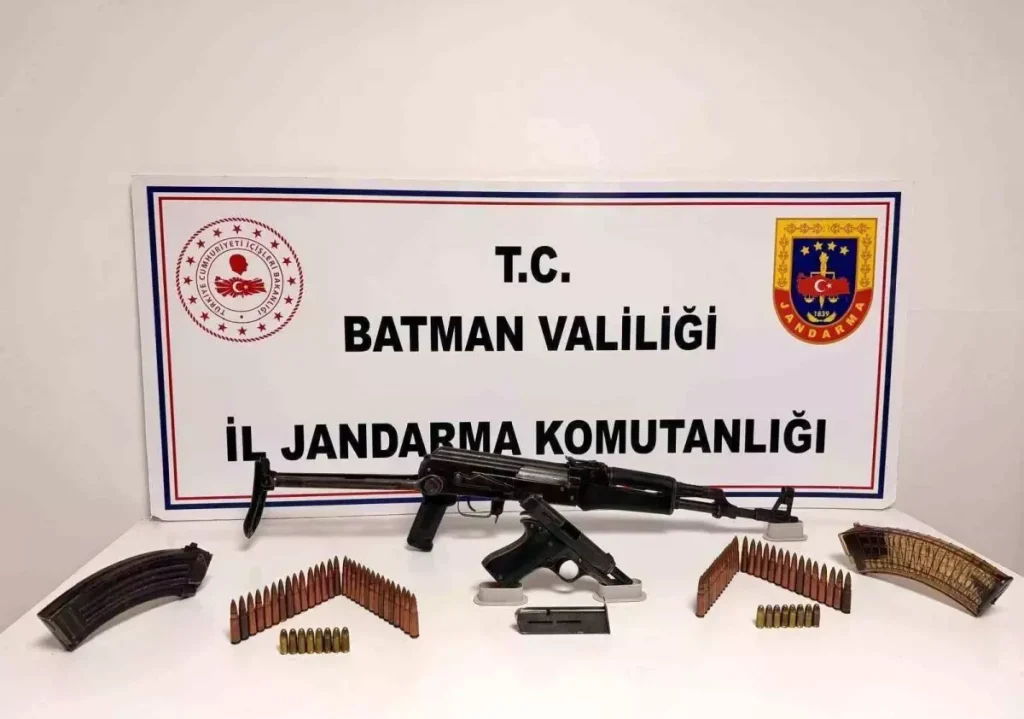 Batman’da silah kaçakçılığı operasyonu
