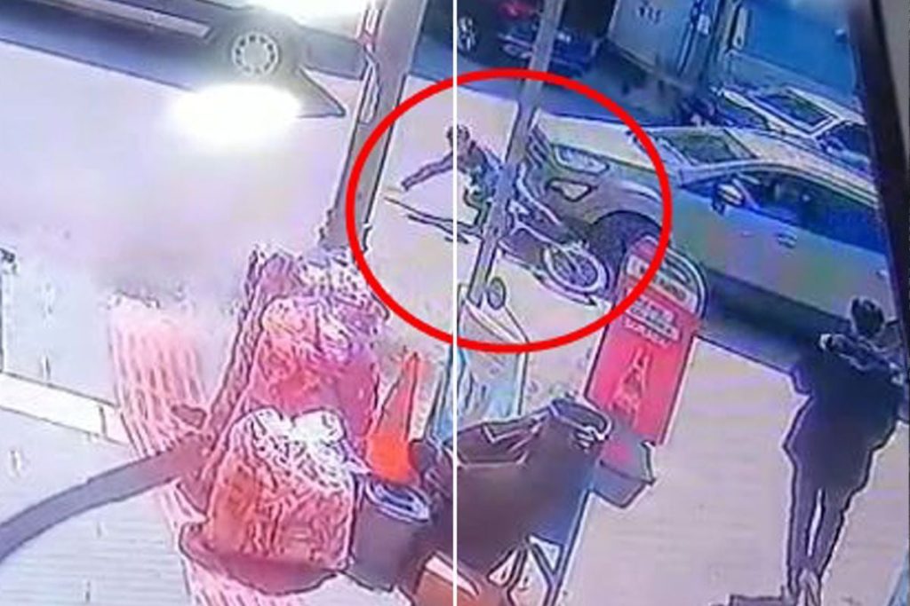 Bisikletli çocuk otomobilin altında metrelerce sürüklendi