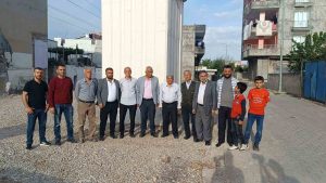 Batman’da 50 yıllık cami yıkıldı, minaresi kaldı