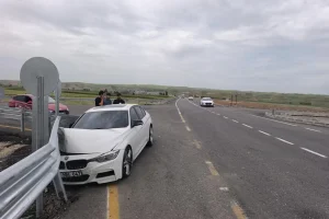 Sürücü Akademisi Kavşağı’nda trafik kazası korkuttu