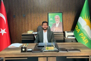 HÜDA PAR Sason’da İsmail Ergin yeniden başkan seçildi