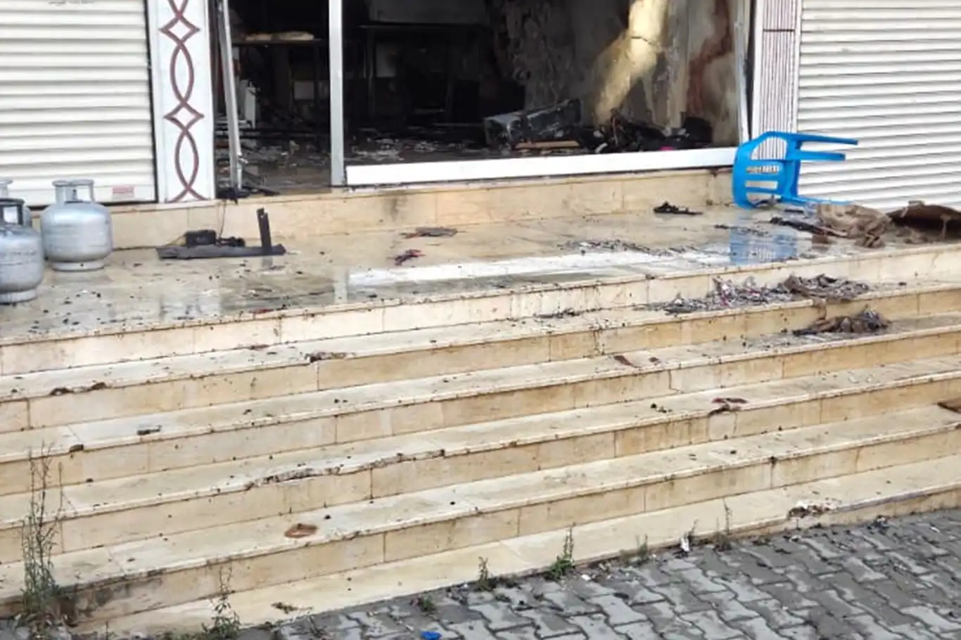Batman’da iş yerinde patlama sonrası yangın çıktı