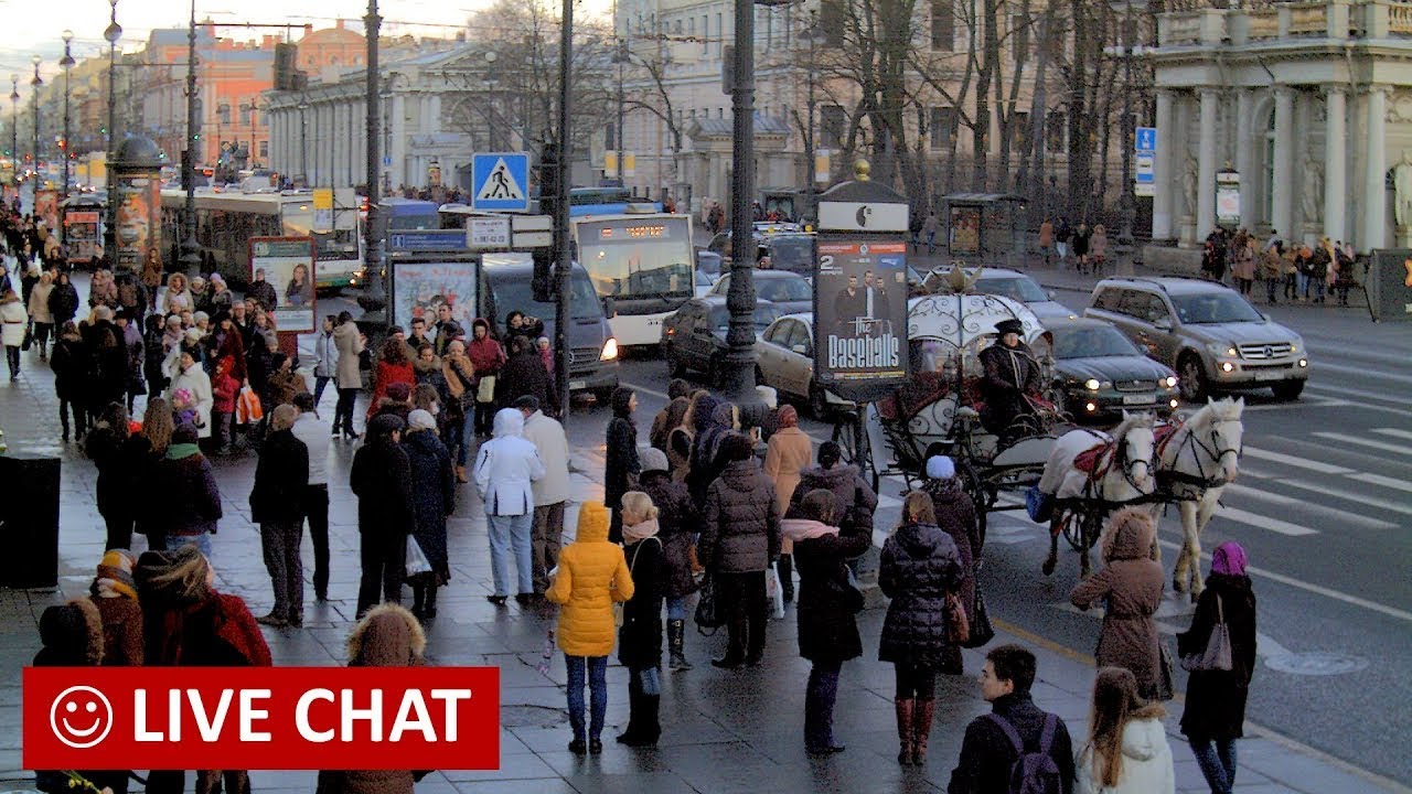 🔴 CANLI: Nevsky Bulvarı – St. Petersburg, Rusya | Anichkov Sarayı